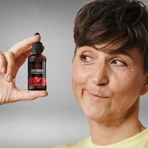 Adult woman holding product